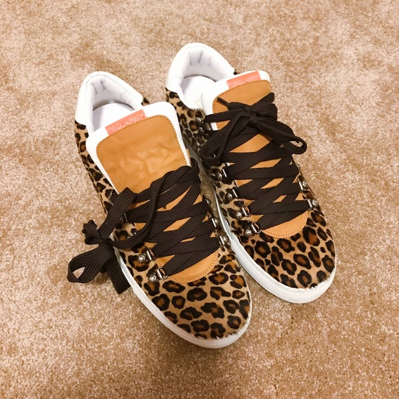 men's leopard sneakers